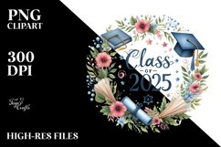 Class of 2025 Watercolor | Sublimation | Clipart Product Image 3
