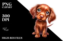 Happy Baby Vizsla PNG Product Image 2