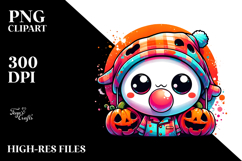 Funny Chibi-Style Ghost, PNG Product Image 2