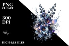 Abstract Shiny Delphinium Product Image 3