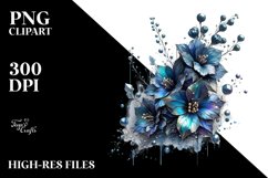 Abstract Shiny Delphinium Product Image 1