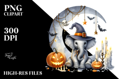 Elephant Halloween, Transparent PNG Product Image 2