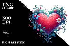 Simple Heart, Translucent PNG Product Image 2