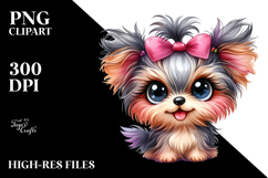 Watercolor Baby Yorkshire Terrier, High-Res PNG Product Image 2