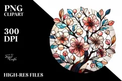 Detailed Cherry Blossom Watercolor | Clipart Product Image 3