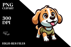 Curious Puppy, Playful PNG Product Image 2
