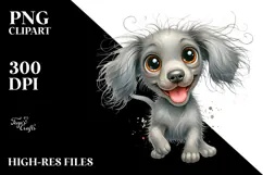 Watercolor Cute Weimaraner, High-Res PNG Product Image 2