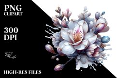 Glossy Freesia Watercolor | Clipart Product Image 3