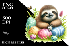 Sluggish Baby Sloth, Transparent PNG Product Image 2