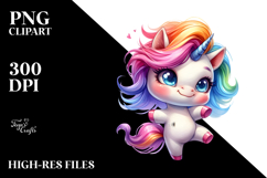 Cute Unicorn Dance PNG Product Image 2