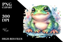Cute Baby Frog PNG Product Image 2