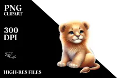 Lion in Rainbow, Transparent PNG Product Image 2