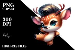 Dancing Baby Deer PNG Product Image 2