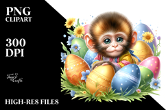 Adorned Baby Monkey, Transparent PNG Product Image 2