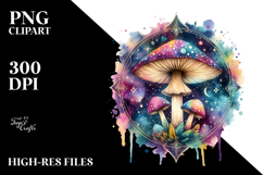 Magical Celestial Mushroom PNG Product Image 2