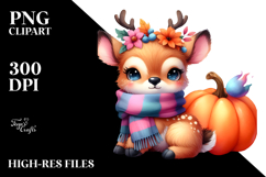 Baby Elk Watercolor | Clipart Product Image 2