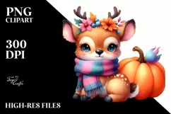 Baby Elk Watercolor | Clipart Product Image 1