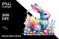 Colorful Bunny PNG Product Image 2