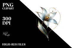 Glossy Snowdrop Made of , Transparent PNG Product Image 2