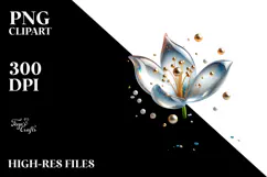 Glossy Snowdrop Made of , Transparent PNG Product Image 2