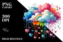 Cloud with Hearts, Transparent PNG Product Image 2