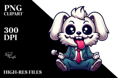 Cute Animal Skull in Suit, PNG Product Image 2