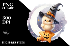 Cute Chicken Halloween Image PNG Product Image 2