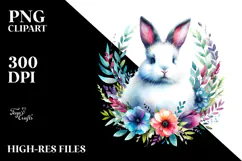 Vibrant Baby Bunny PNG Product Image 2