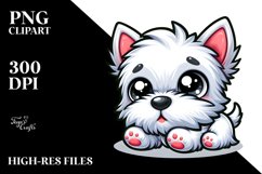Baby West Highland Terrier Clipart Product Image 3
