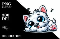 Baby West Highland Terrier Clipart Product Image 3