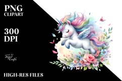 Baby Unicorn Pastel Clipart Product Image 3
