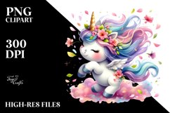 Baby Unicorn Pastel Clipart Product Image 3