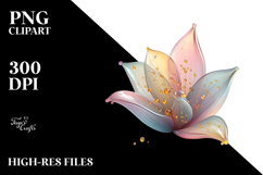 Shiny Pastel Tulip PNG Product Image 2