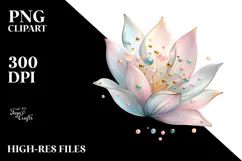 y Tulip with Golden Insertions, Transparent PNG Product Image 2