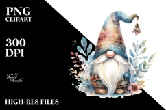 Simple Watercolor Boho Gnome PNG Product Image 2
