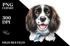 Happy English Springer Spaniel, Transparent PNG Product Image 2