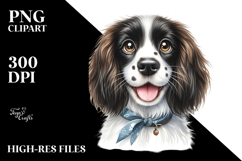 Cute English Springer Spaniel Watercolor Cute PNG Product Image 2