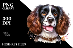 Cute English Springer Spaniel, Transparent PNG Product Image 2