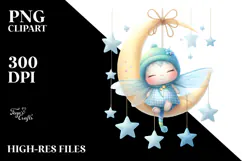 Cute Baby Dragonfly Dressed for Summer PNG Product Image 2