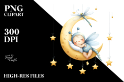 Summer Dragonfly Clipart Product Image 2