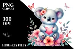 Pastel Koala Watercolor Product Image 2