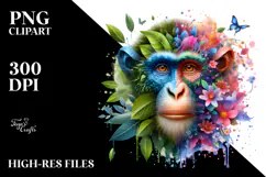 sMonkey Made of Flowers, 20 oz Tumbler Product Image 2