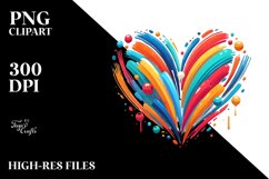Heart Paintbrush Style with Wings Product Image 2