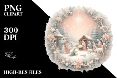 Christmas Nativity Scene PNG Product Image 2