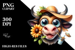 Ox Sun Hat Clipart Product Image 1