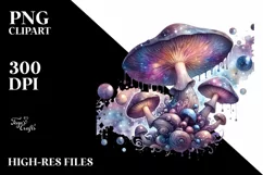 Glossy Mystical Mushroom, Transparent PNG Product Image 3