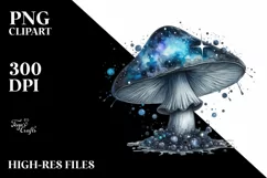 Glossy Mystical Mushroom, Transparent PNG Product Image 1