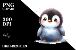 Cute Baby Penguin, Transparent PNG Product Image 2