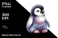 Cute Baby Penguin, Transparent PNG Product Image 2