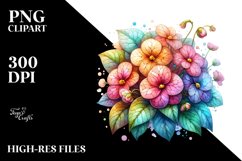 Stained Impatiens PNG Product Image 3